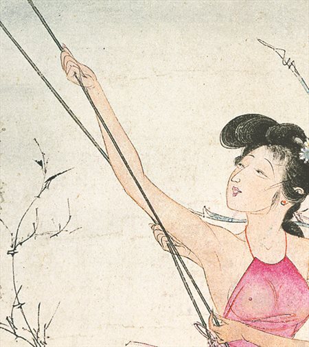 贵溪-胡也佛的仕女画和最知名的金瓶梅秘戏图